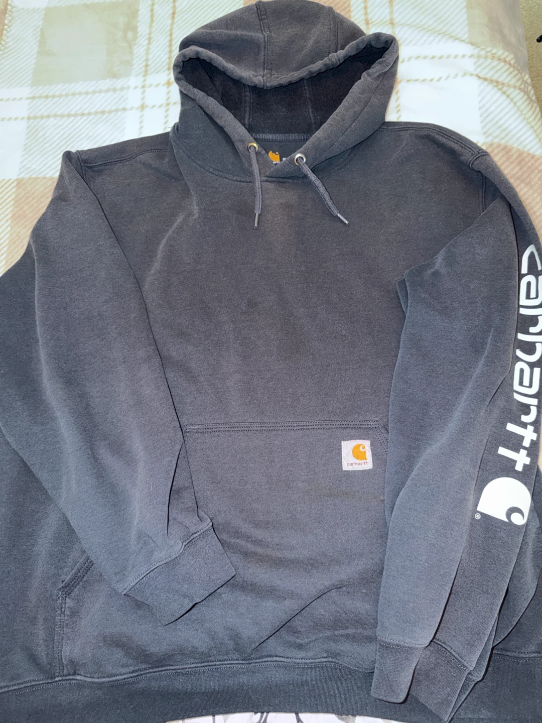 Carhartt Original Fit Logo Hoodie 2XL Black - photo 5