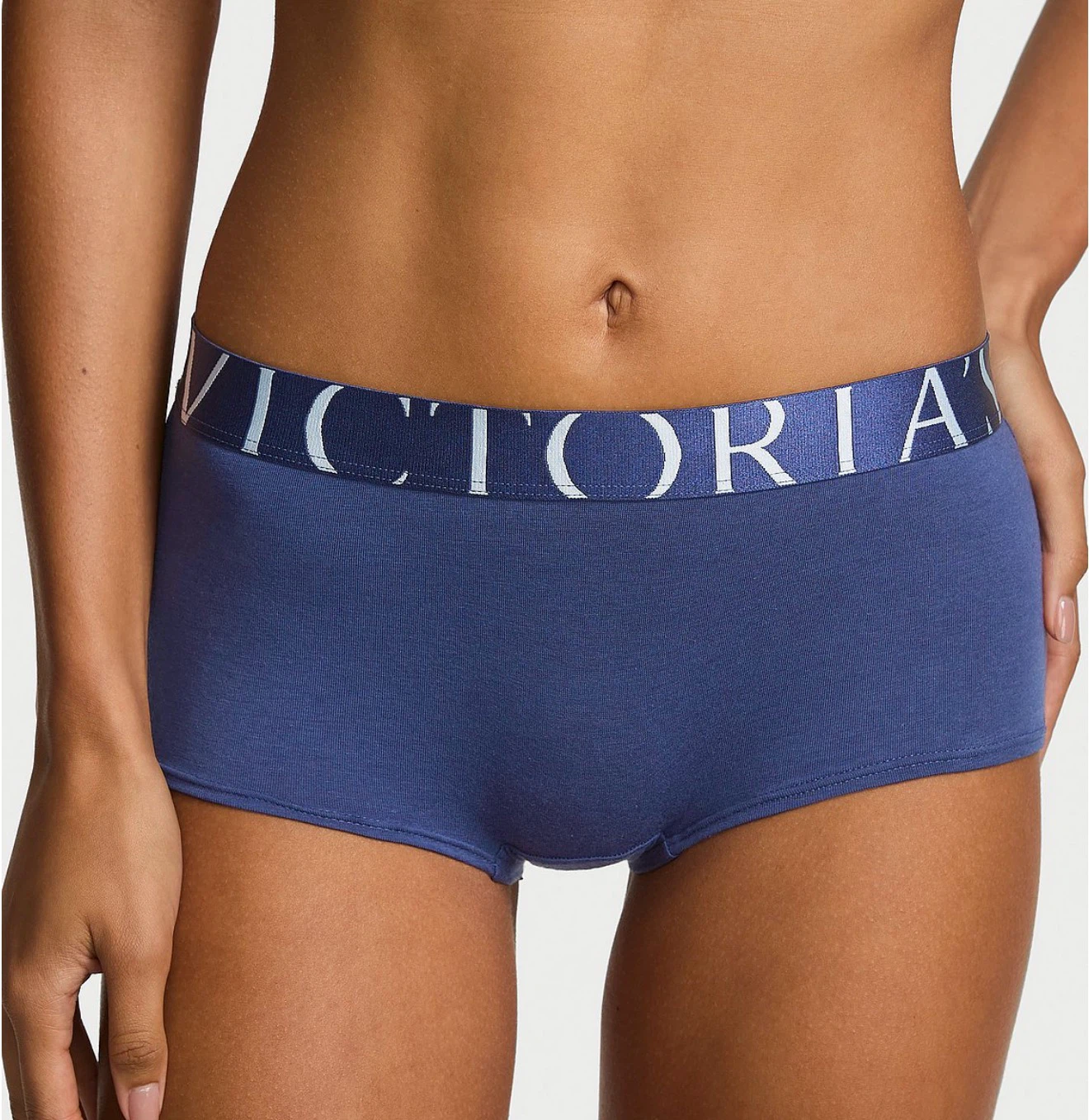 Victoria's Secret Blue Boy Shorts Large