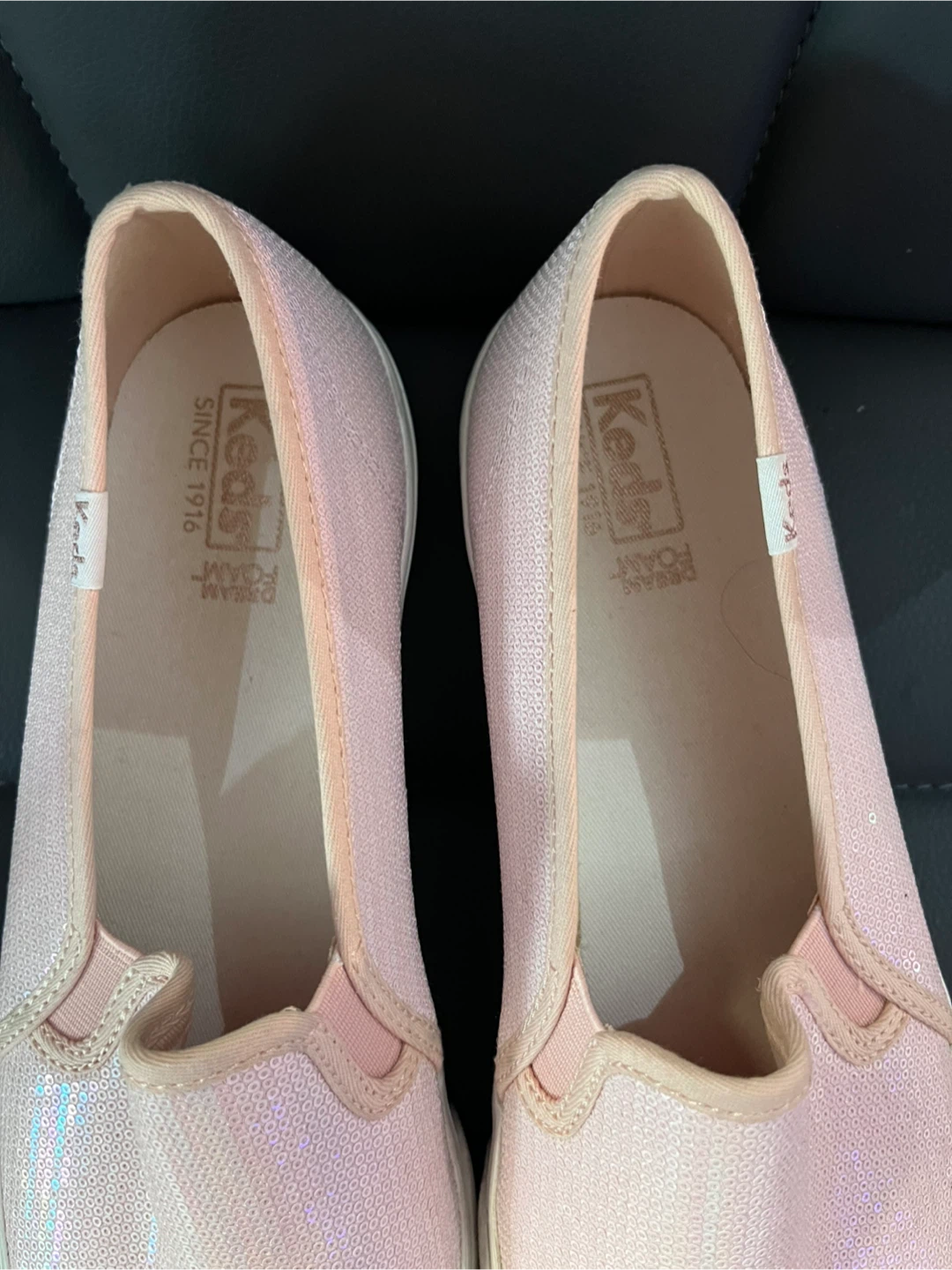 Keds Pink Sequin Slip-On Shoes - photo 2