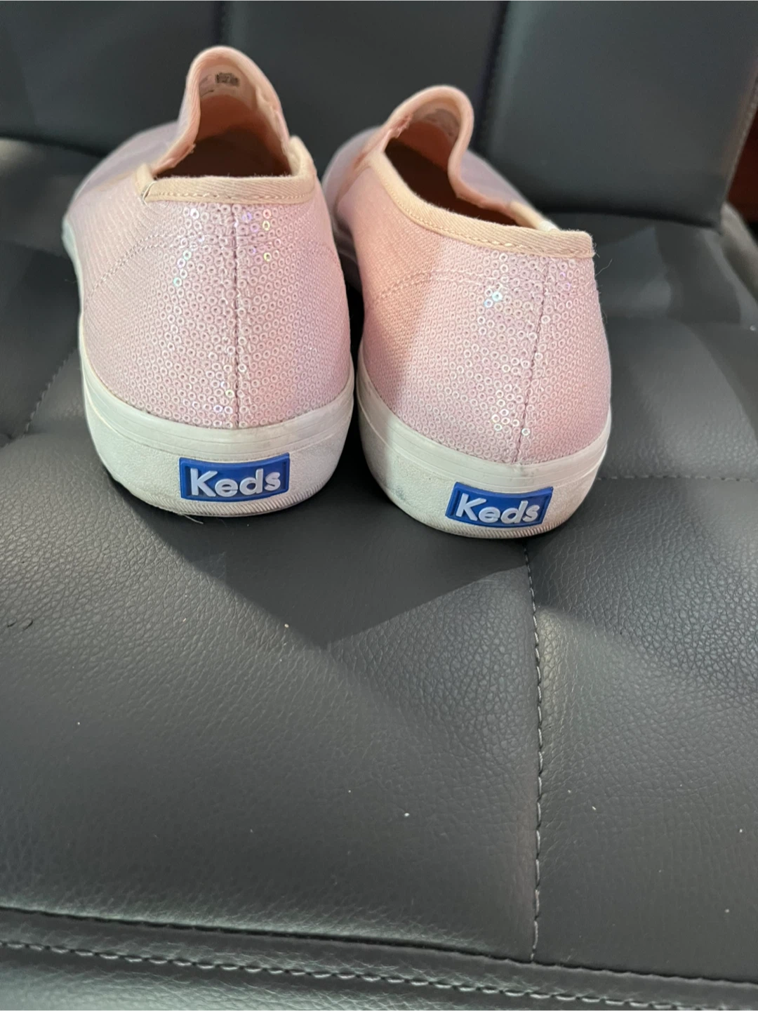 Keds Pink Sequin Slip-On Shoes - photo 3