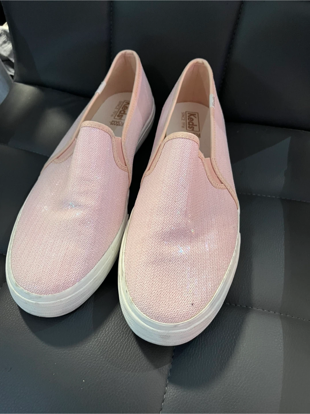 Keds Pink Sequin Slip-On Shoes - photo 4