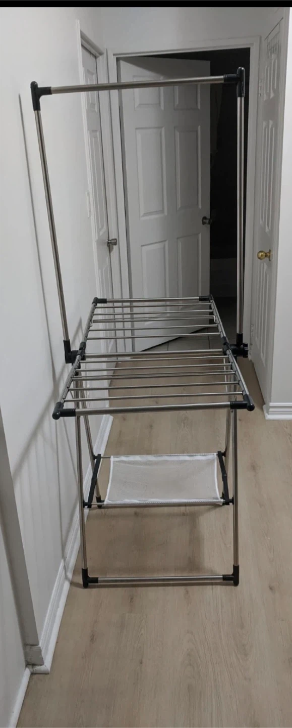 Folding Drying Rack with top hangar with free - photo 5