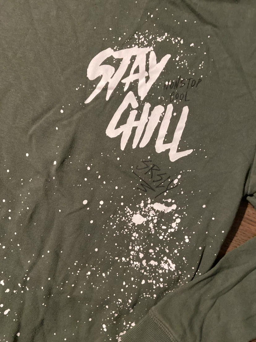EUC: H&M Stay Chill Graffiti Graphic Sweatshirt Size 12-14Y - photo 2