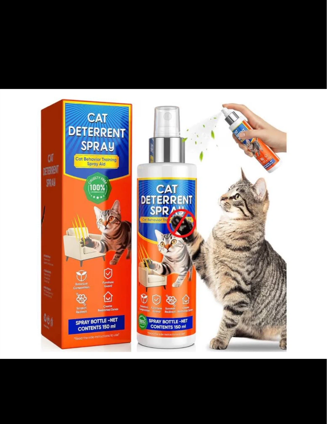 Cat Deterrent Spray 150ml