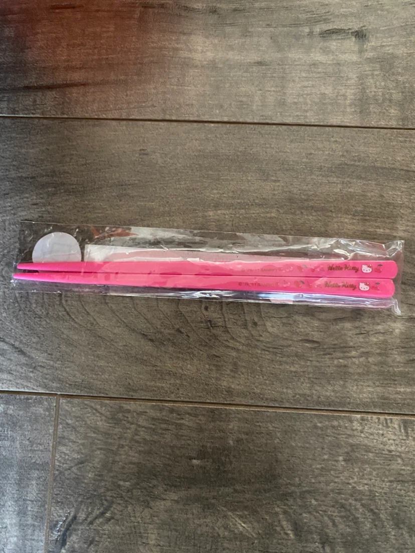 Sanrio Hello Kitty Pink ABS Resin Chopsticks