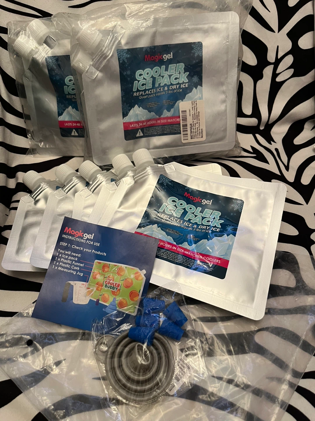 🧊 Magic Gel Cooler Ice Packs $12 each set🧊