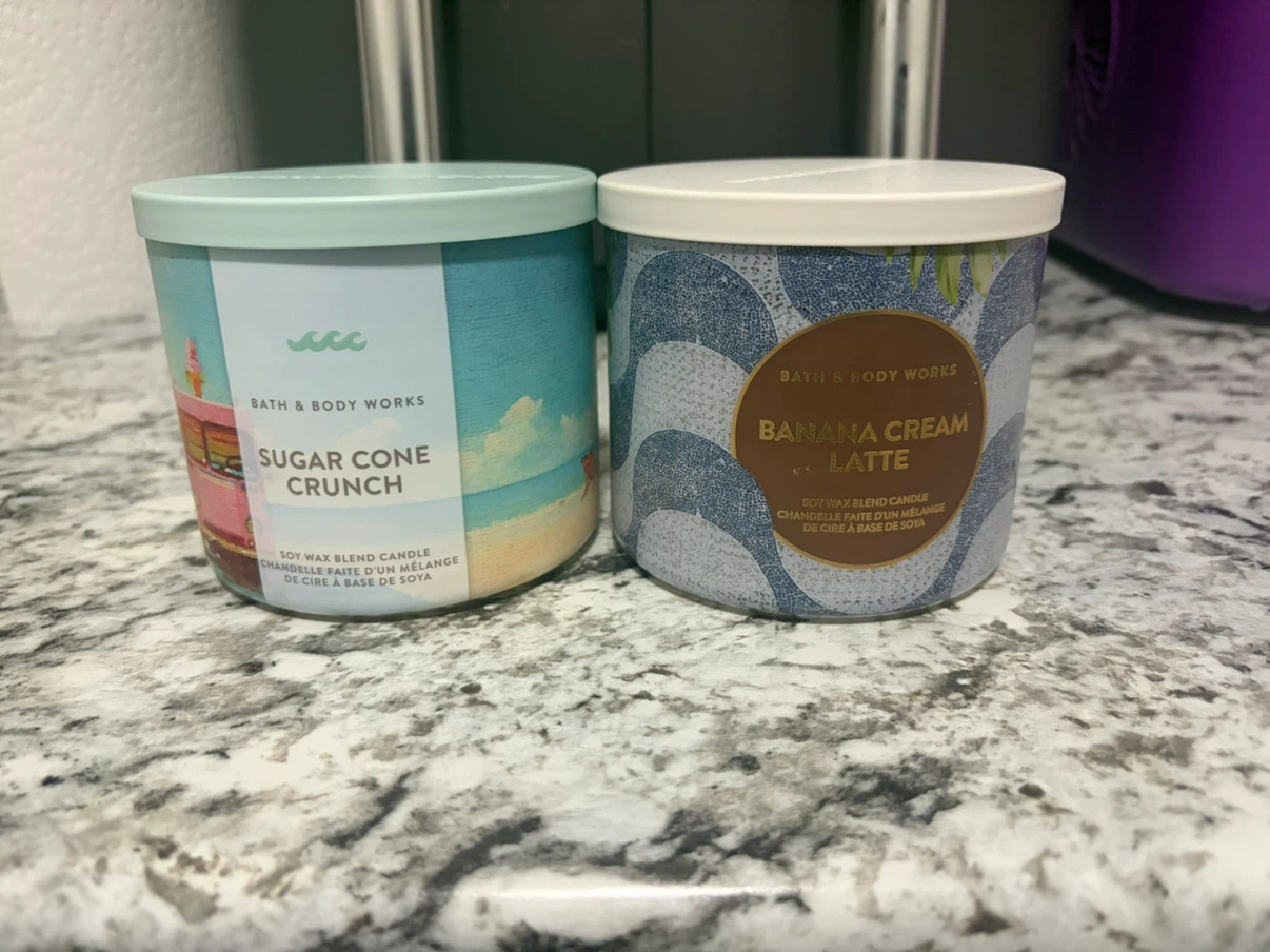 Bath and Body Works 3 Wick Candles