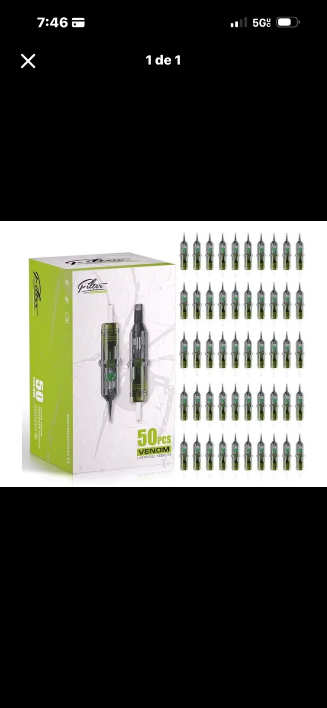 Filter tattoo cartridge needles assorted