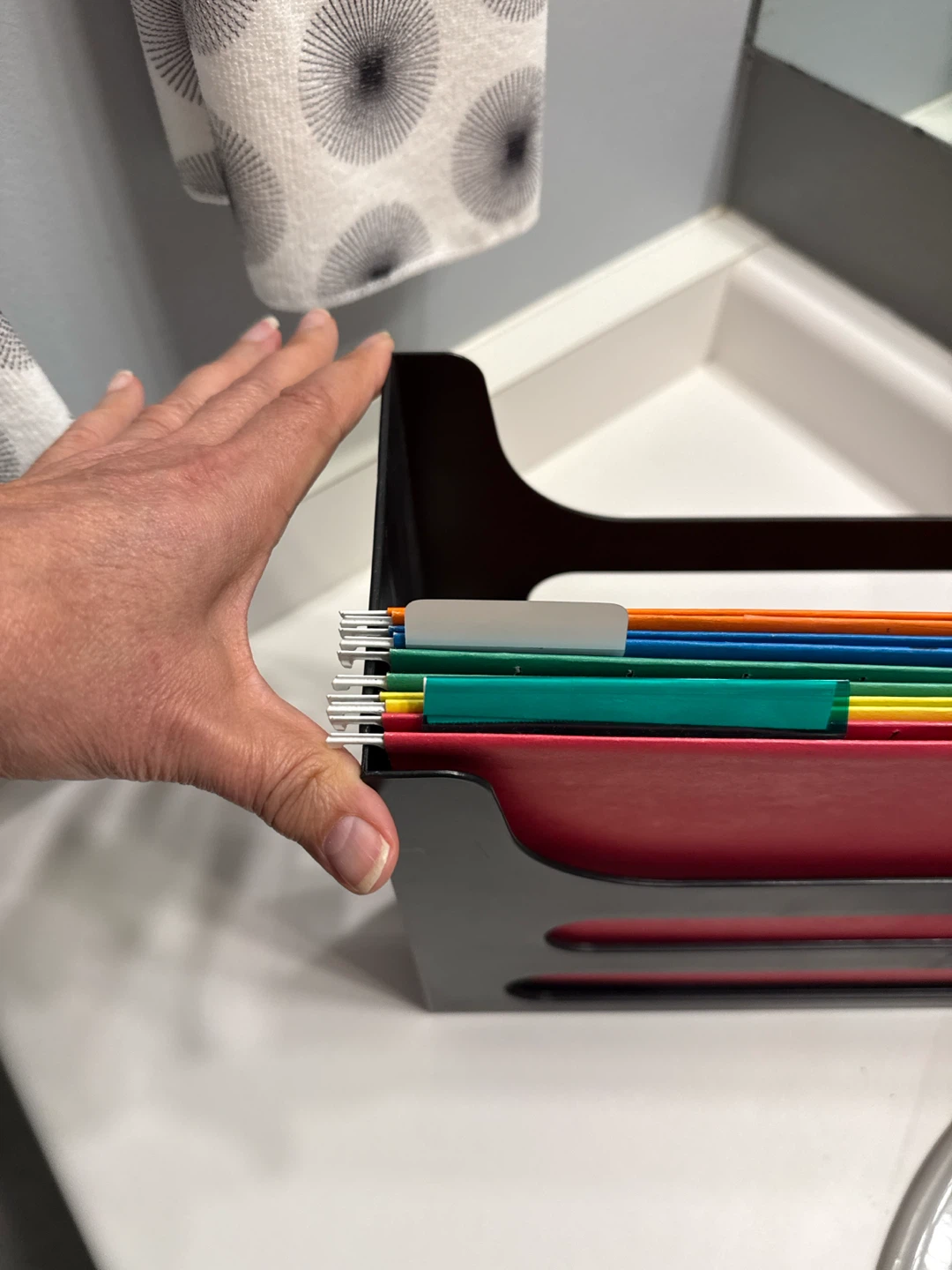 Large Hanging Folder Organizer with Folders - photo 5