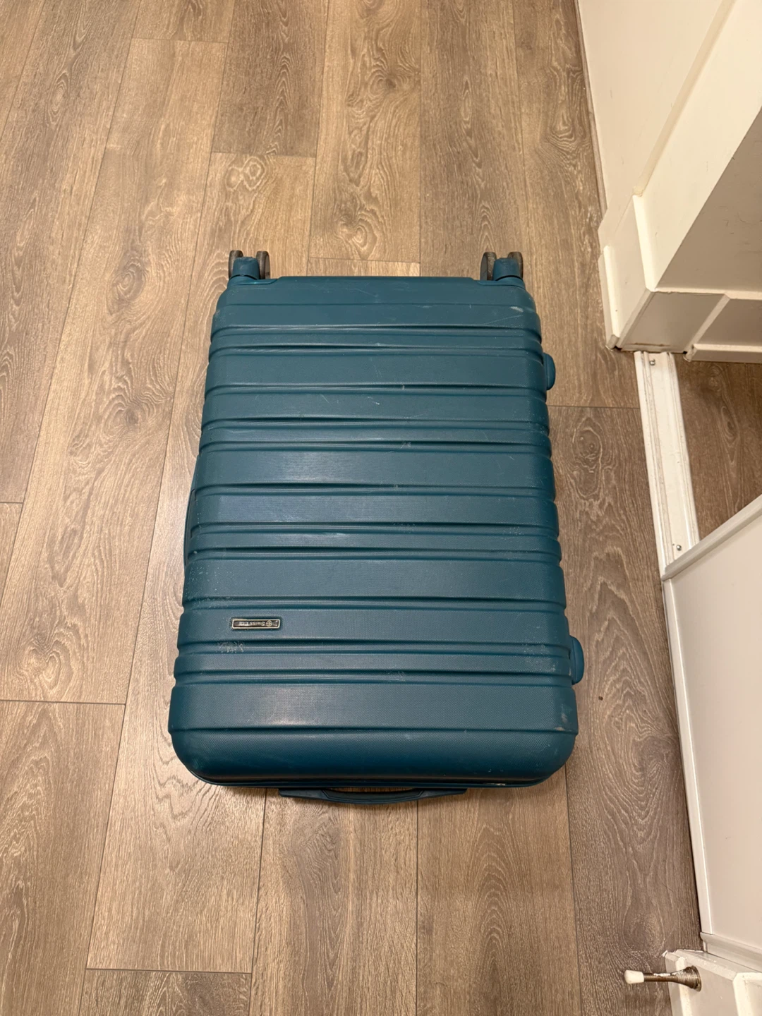 Swiss Era Hardshell Suitcase in Teal - photo 2