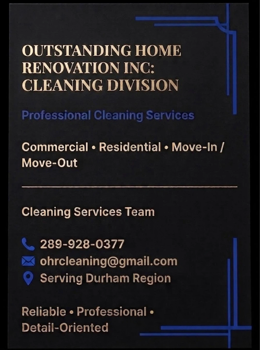 Cleaning services