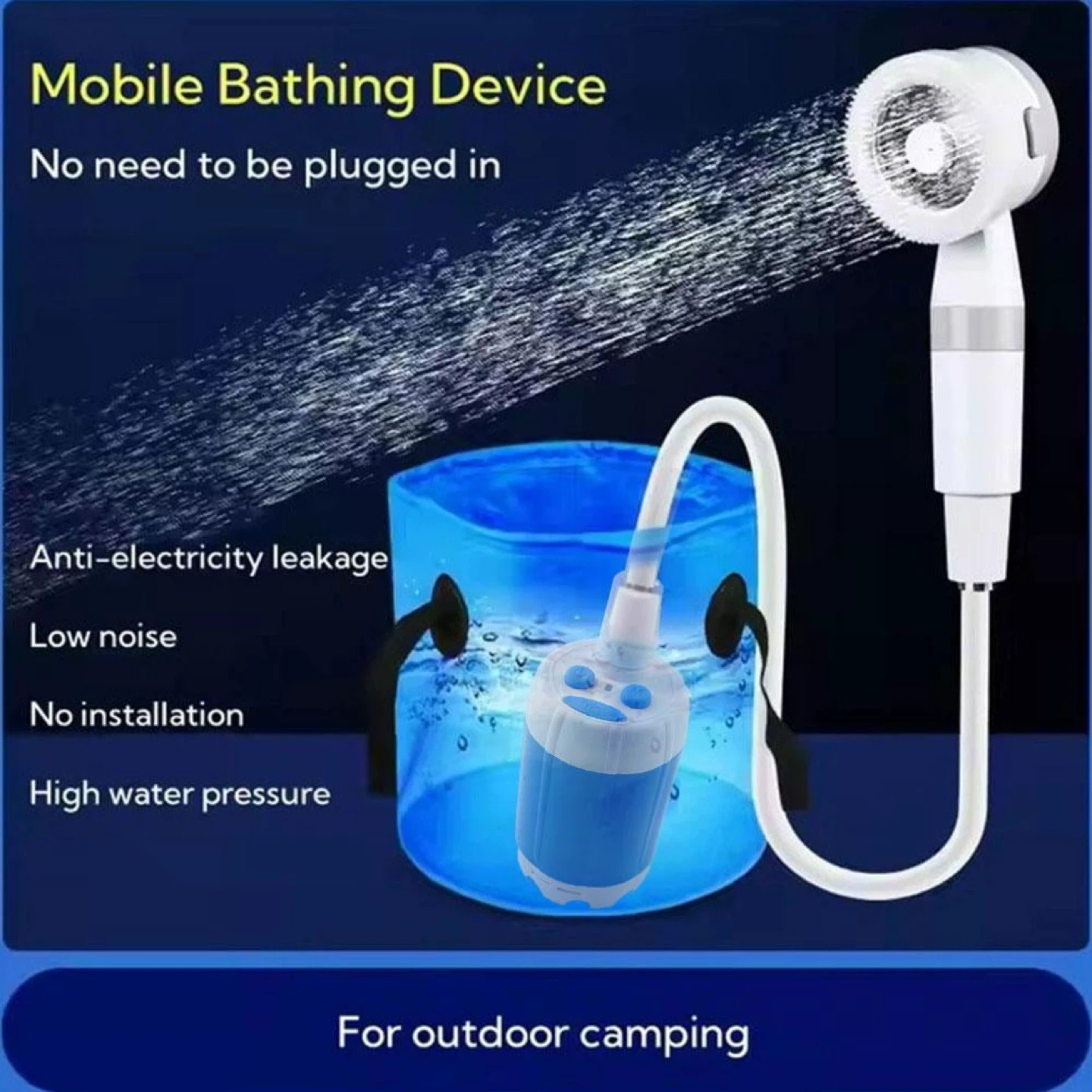 Portable Electric Shower for Camping