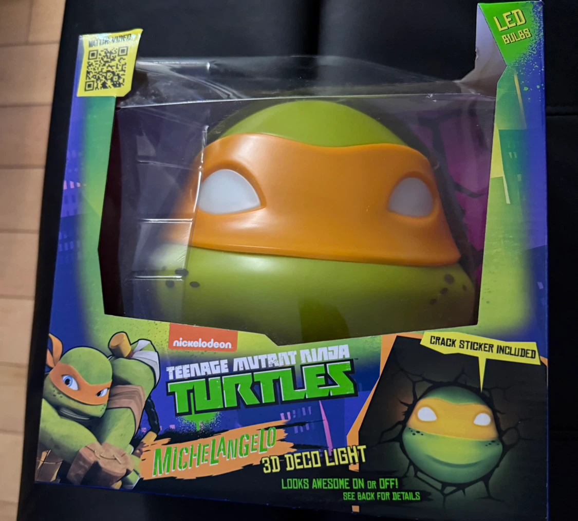 Teenage Mutant Ninja Turtles Michelangelo 3D Deco Light