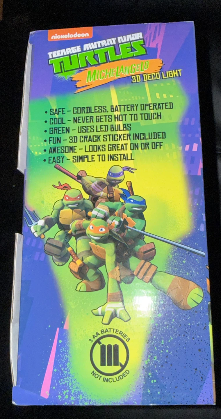Teenage Mutant Ninja Turtles Michelangelo 3D Deco Light - photo 4