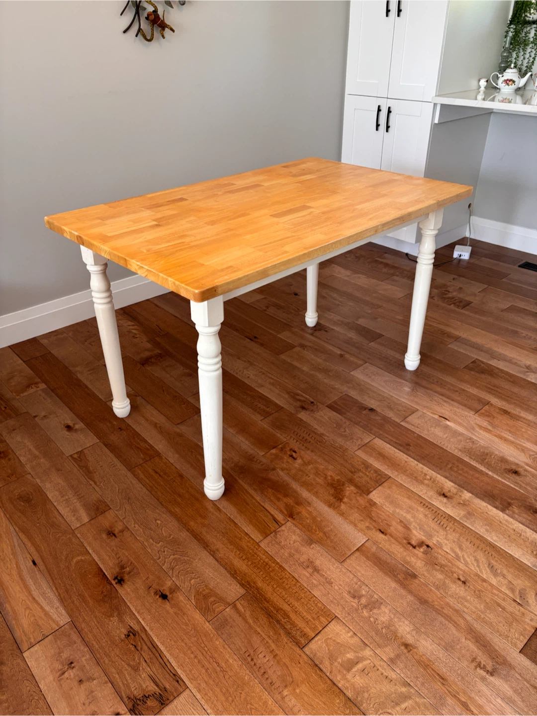 Solid wood table 30 by 48