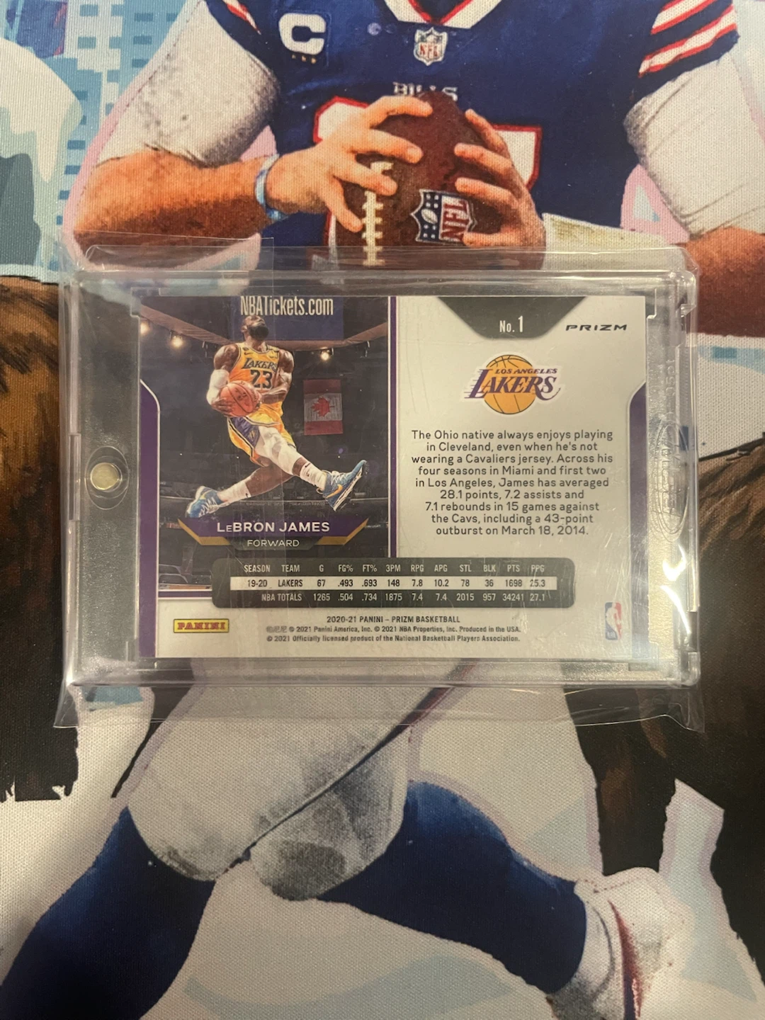 Lebron james 2020 panini prizm pink cracked ice basketball card - photo 2
