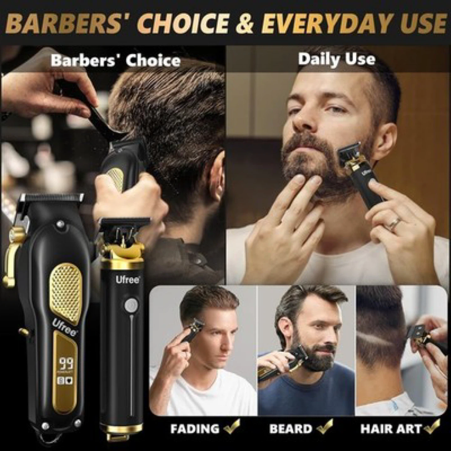 Ufree Hair Clipper and Trimmer Set - photo 2