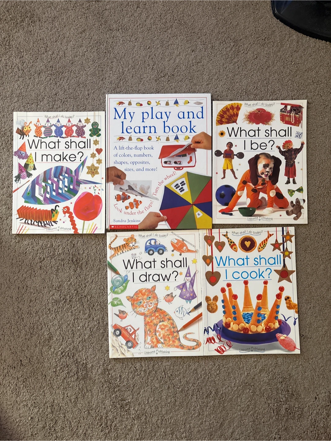 Set of 5 Educational Kids Books