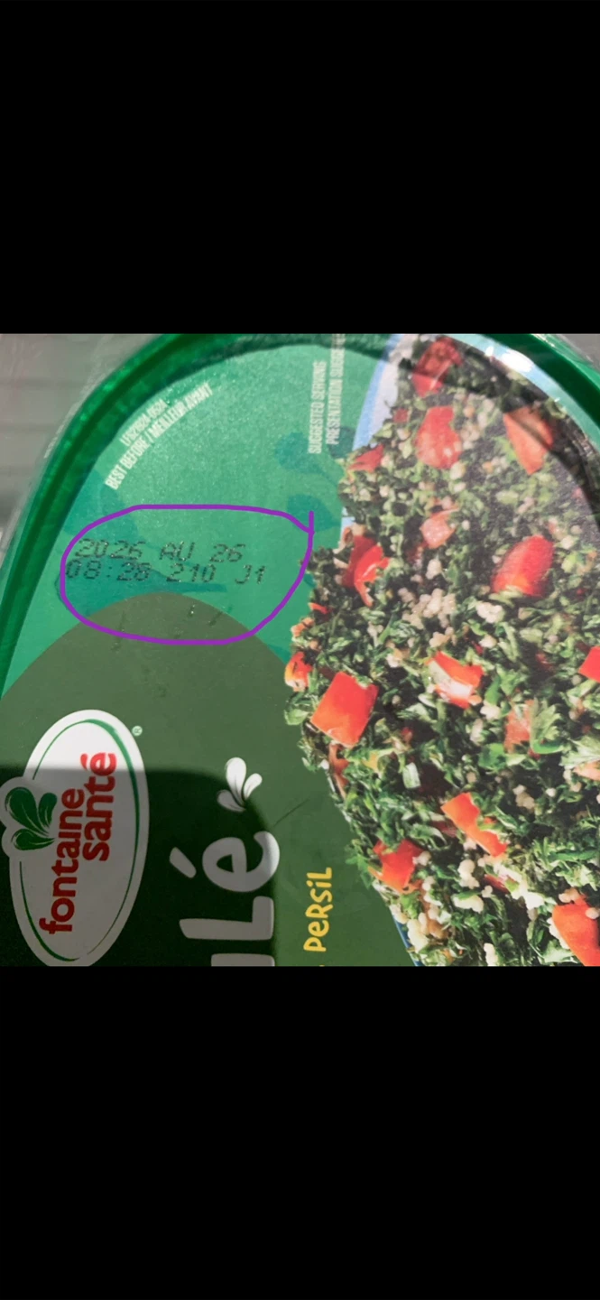 Unopened and sealed Taboulé Parsley Salad - photo 4