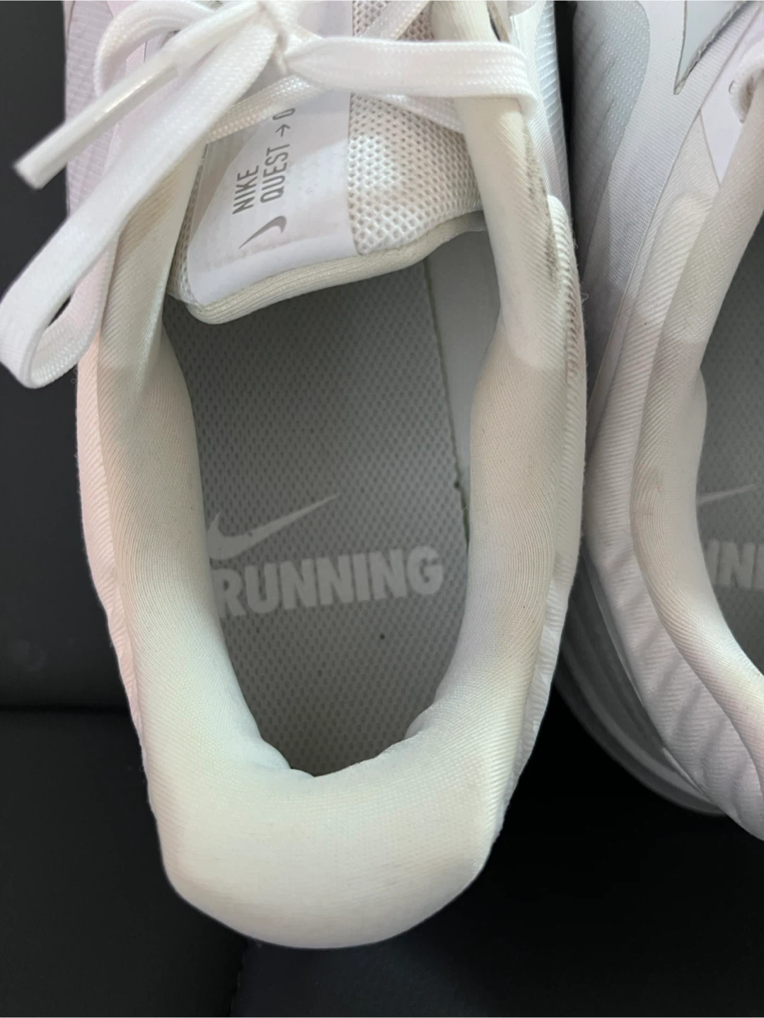 Nike white sneakers, - photo 3