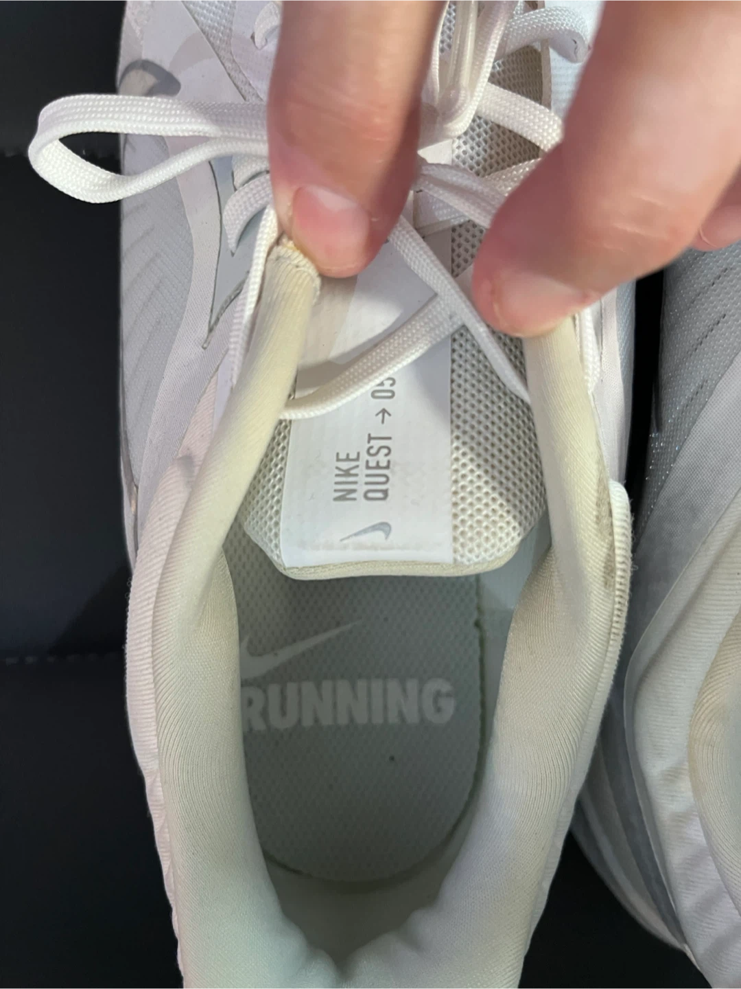 Nike white sneakers, - photo 4