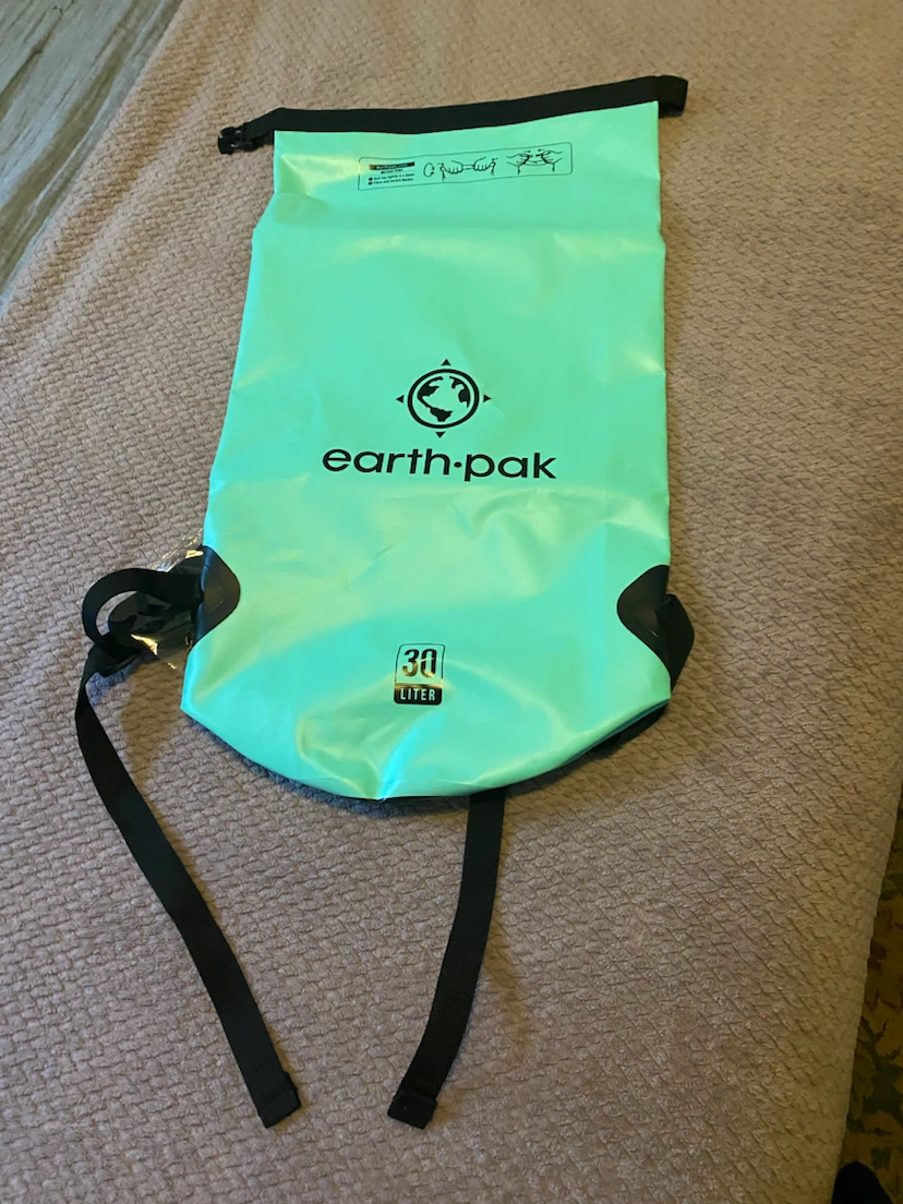 Earth Pak 30L Waterproof Dry Bag Backpack - Mint Green - photo 3