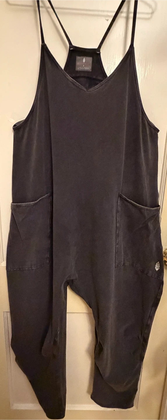 Free People Movement Hot Shot Onesie Washed Black S - photo 5