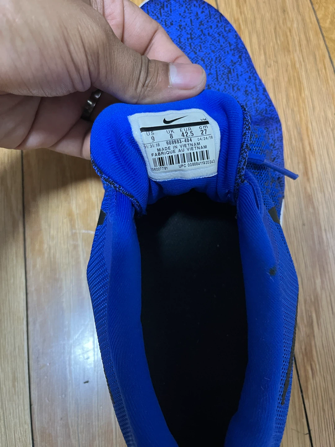 Nike Flex Contact Running Shoes - Blue - Men's Size 9 - photo 2