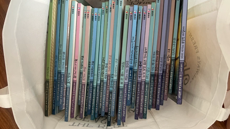 프뢰벨 세계전례동화 65권 + cd korean books