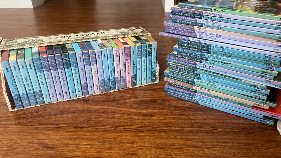 프뢰벨 세계전례동화 65권 + cd korean books - photo 2