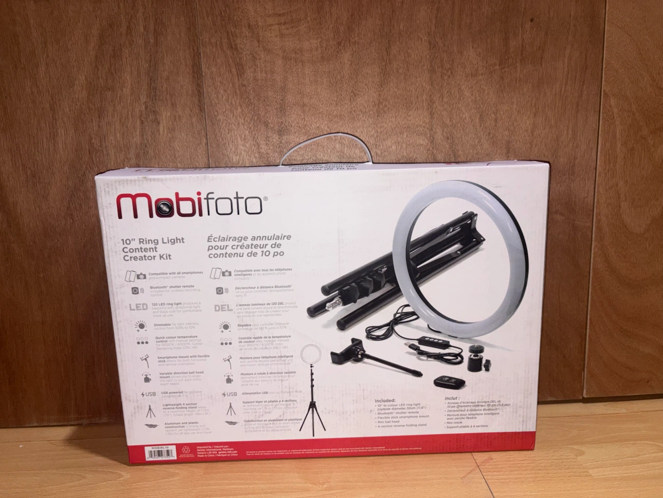 MobiFoto Mobilite 10" Ring Light Content Creator Kit