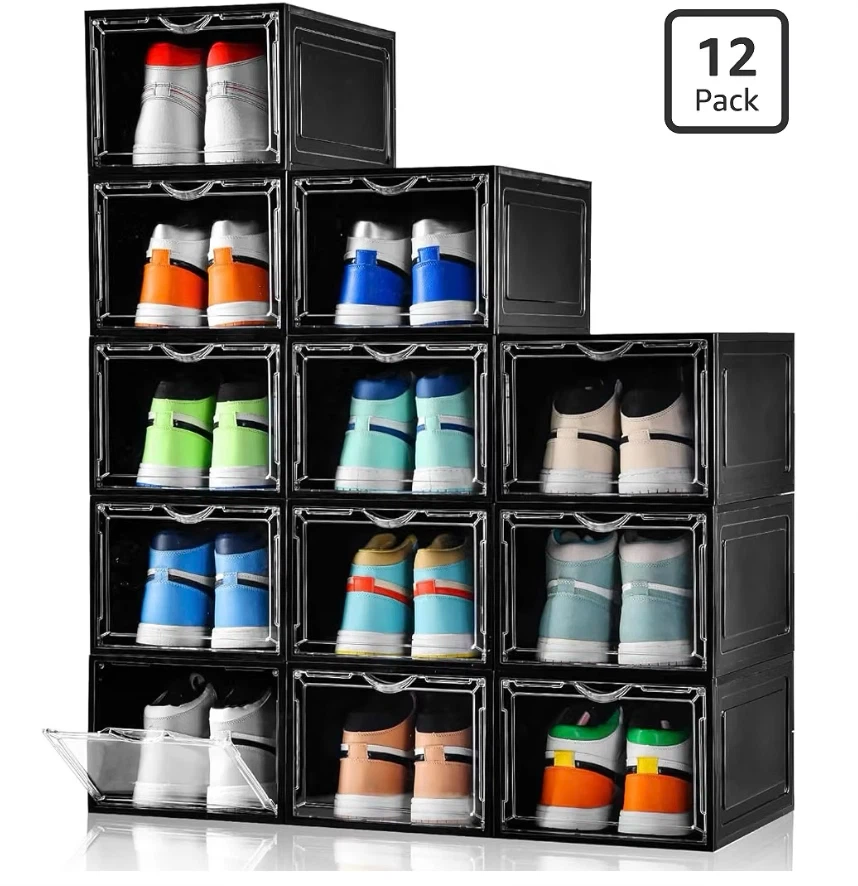 X-Large Shoe Storage Box,12 Pack