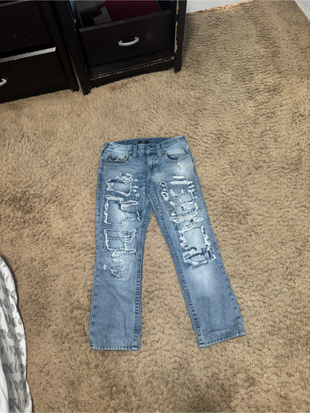 True Religion Distressed Jeans