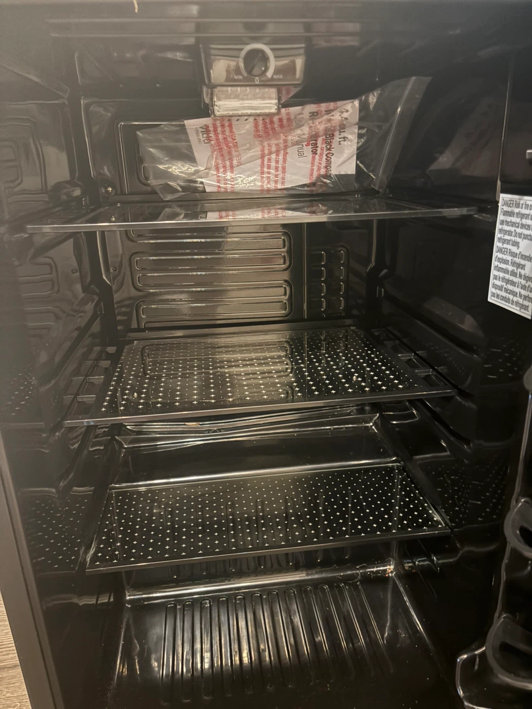 Black 4.4 cu. ft. Compact Refrigerator - photo 2