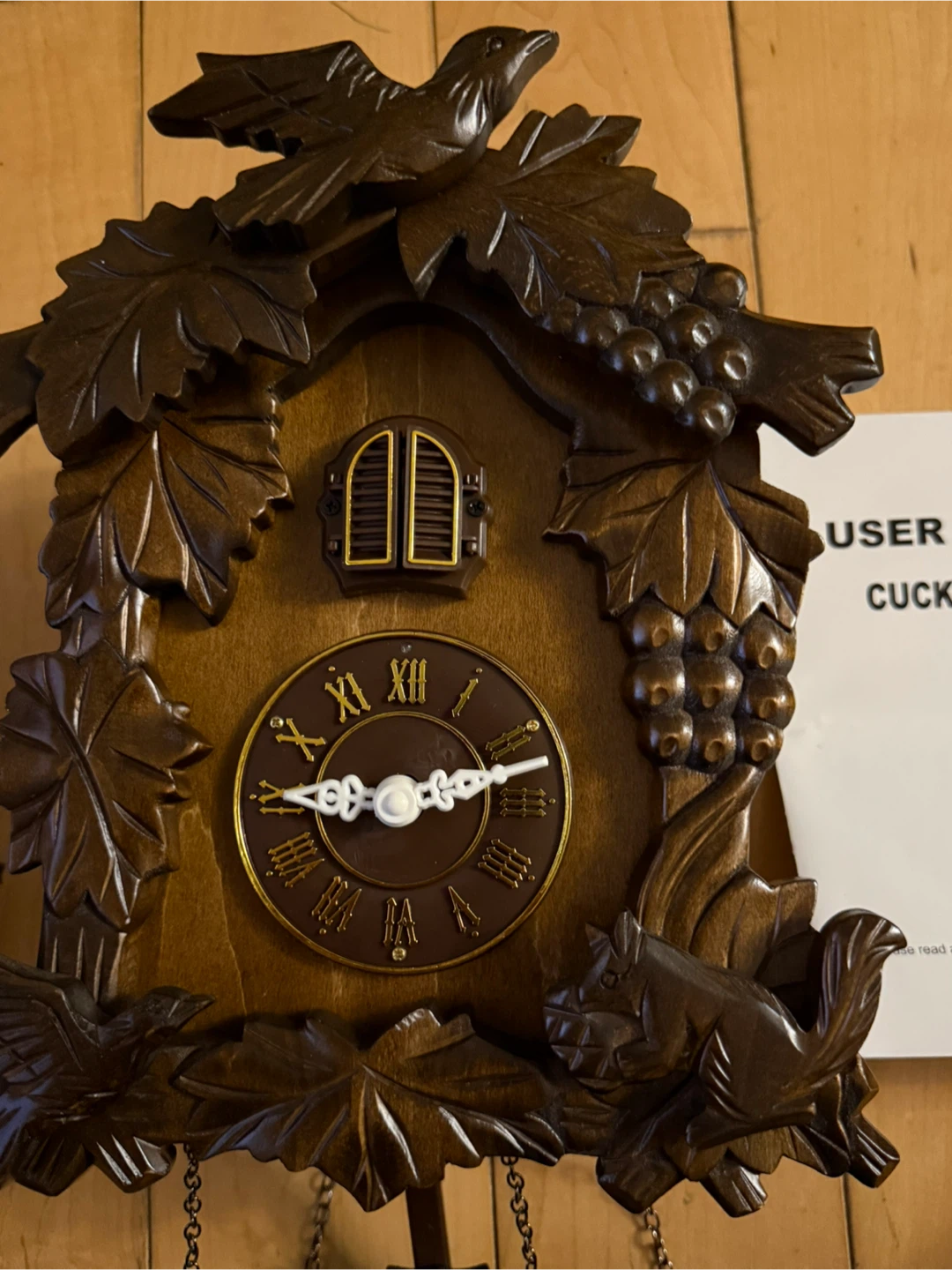 Kendal Cuckoo Clock with User Manual - photo 3