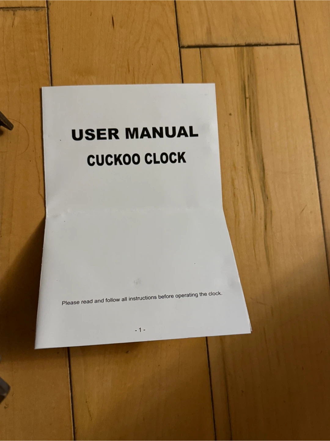 Kendal Cuckoo Clock with User Manual - photo 4