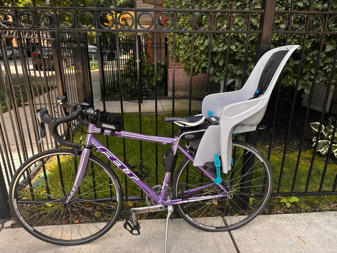 Thule RideAlong Lite Child Bike Seat, Light Grey