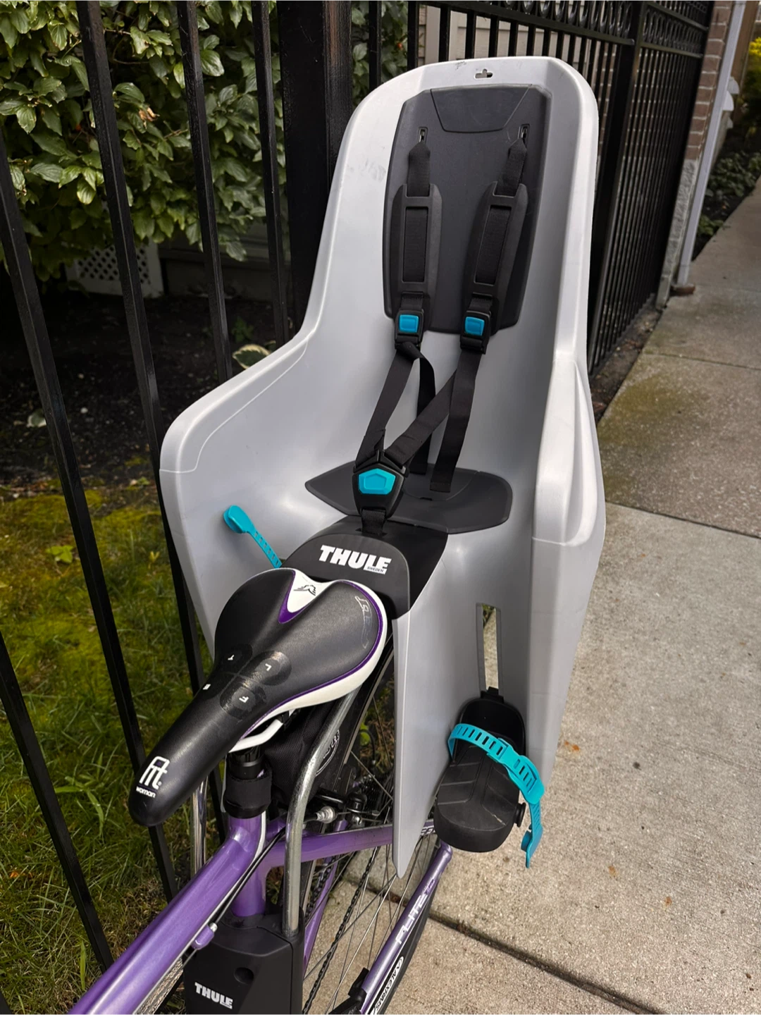 Thule RideAlong Lite Child Bike Seat, Light Grey - photo 2