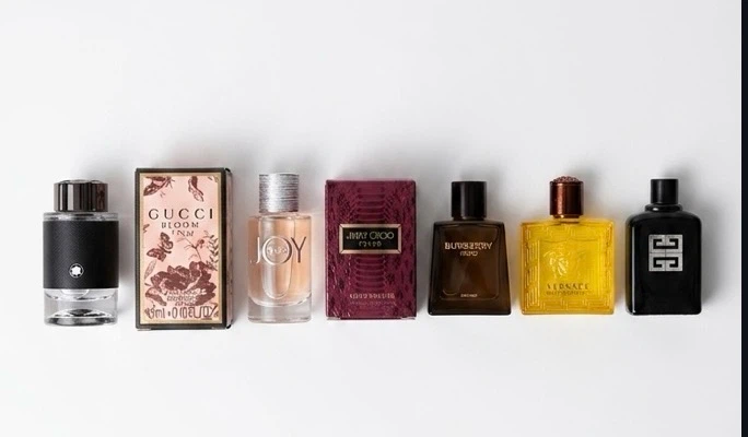 Collection of 7 Designer Mini Perfumes