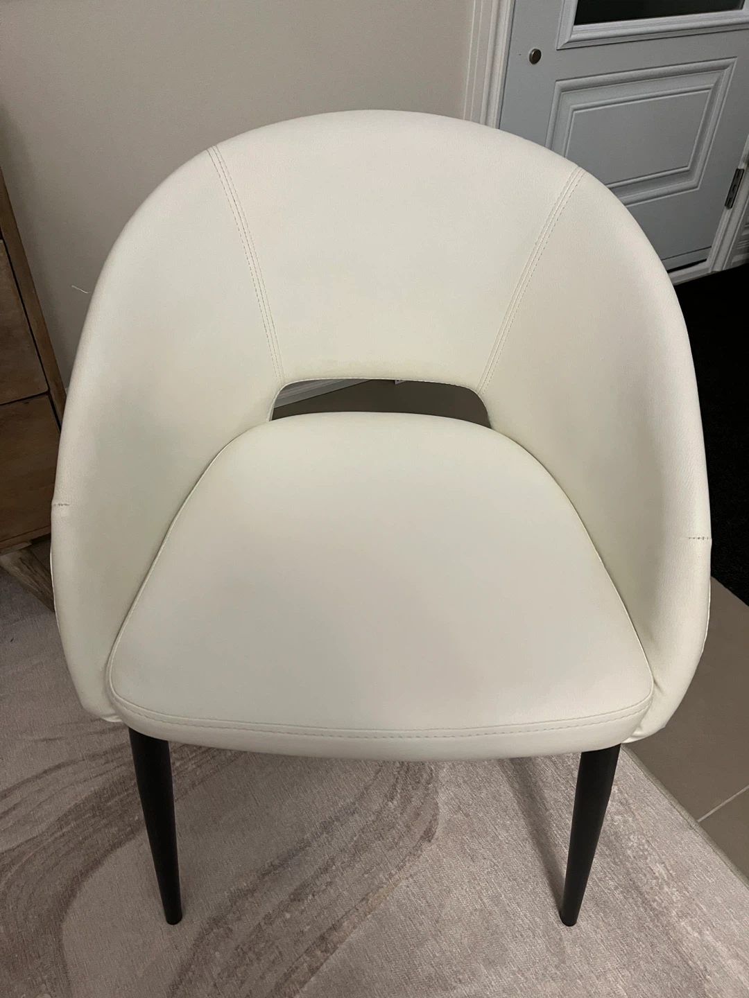 White Accent Chair - a matching pair
