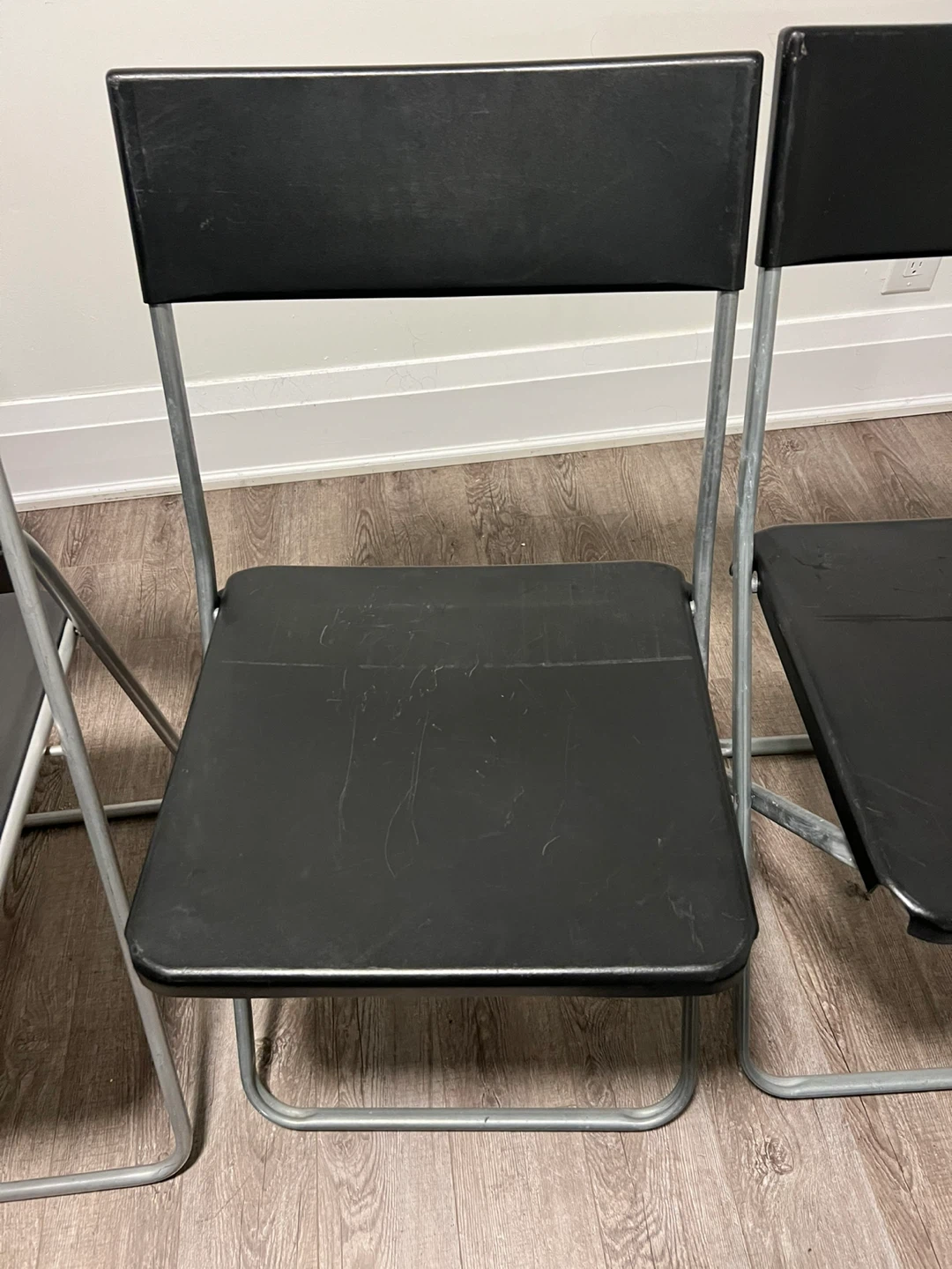 3 IKEA GUNDE Folding Chair - Black - photo 3