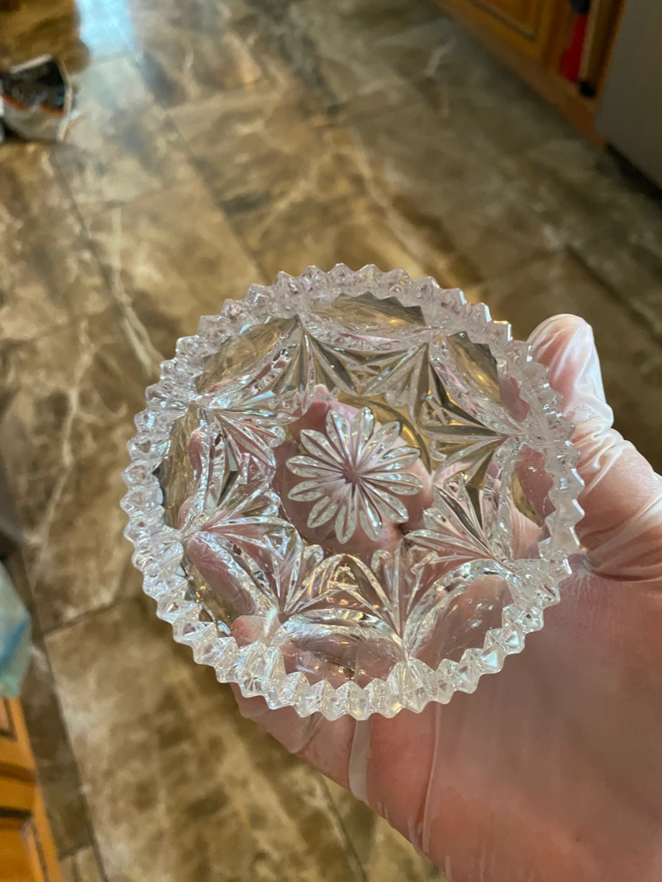 Small Crystal Glass Bowl - photo 2