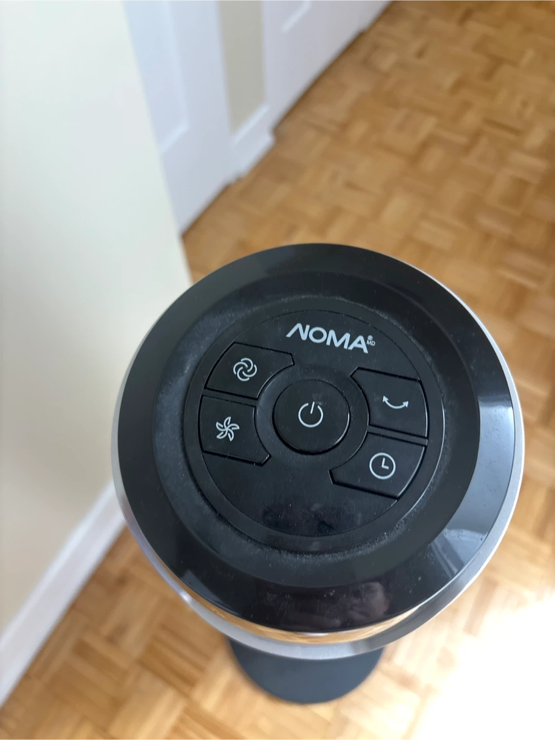 NOMA Black Oscillating Tower Fan - photo 2