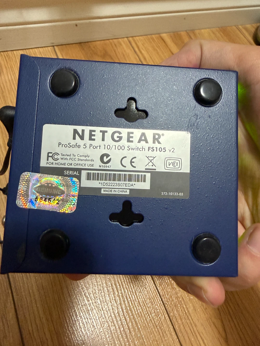 NETGEAR FS105 5-Port Ethernet Switch - photo 3