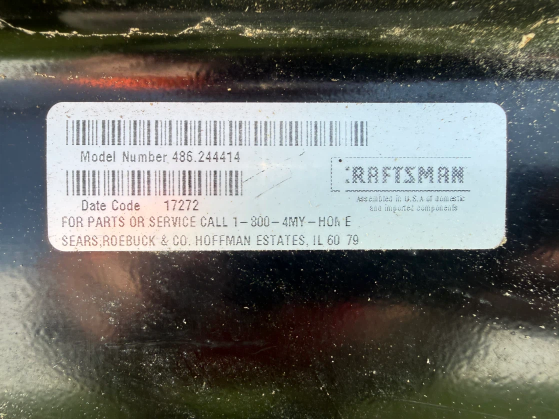 Craftsman Snow Plow Blade Assembly - photo 3