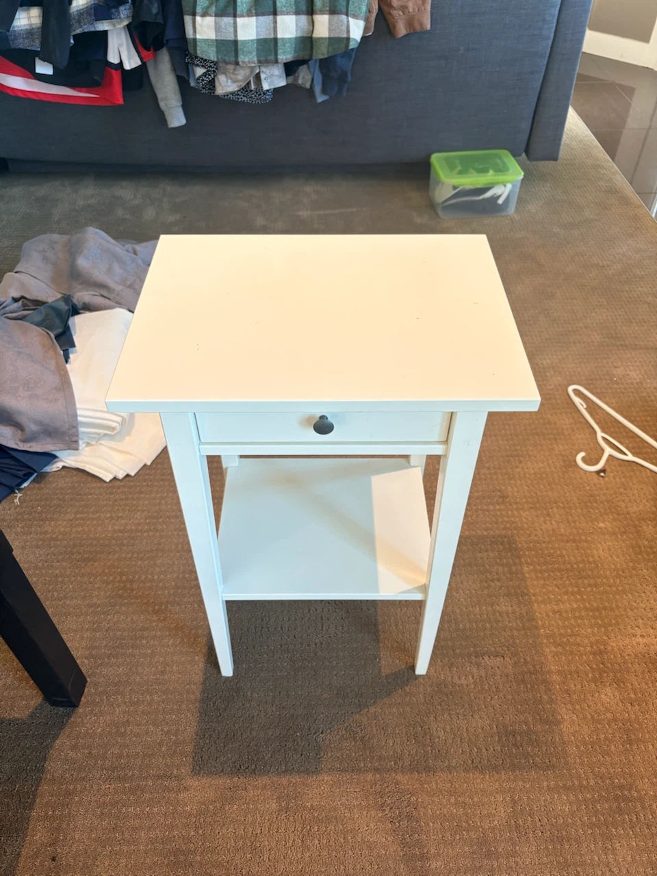 IKEA Hemnes Bedside Table White