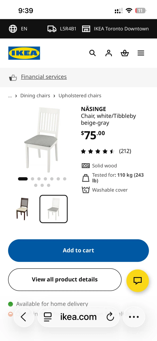 IKEA  dining table with 6 chairs - photo 2