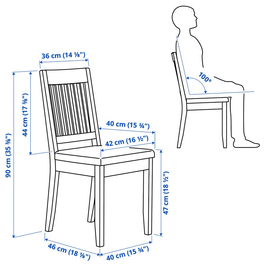 IKEA  dining table with 6 chairs - photo 4