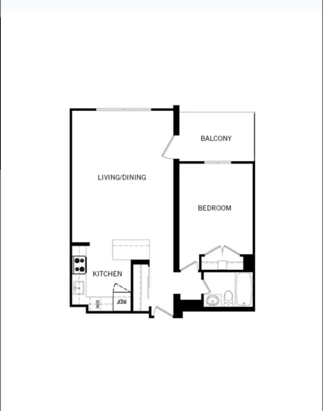 708 sqft Apartment for sub lease near Victoria Park subway - photo 2