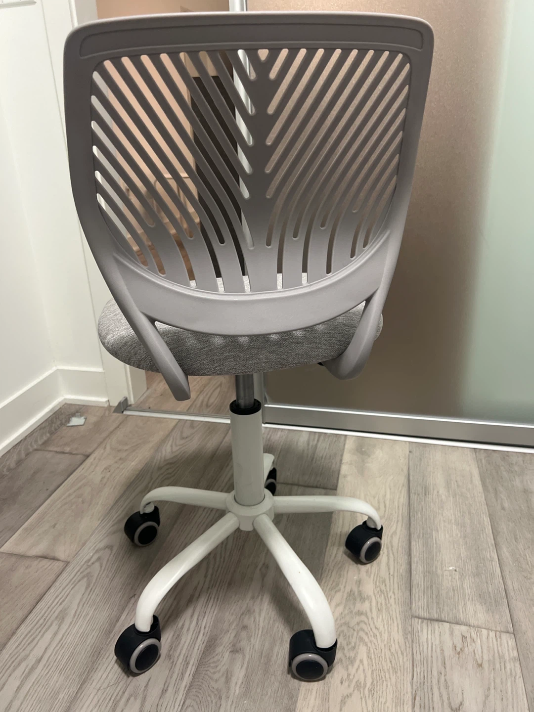 Grey Office Chair with Casters - photo 2